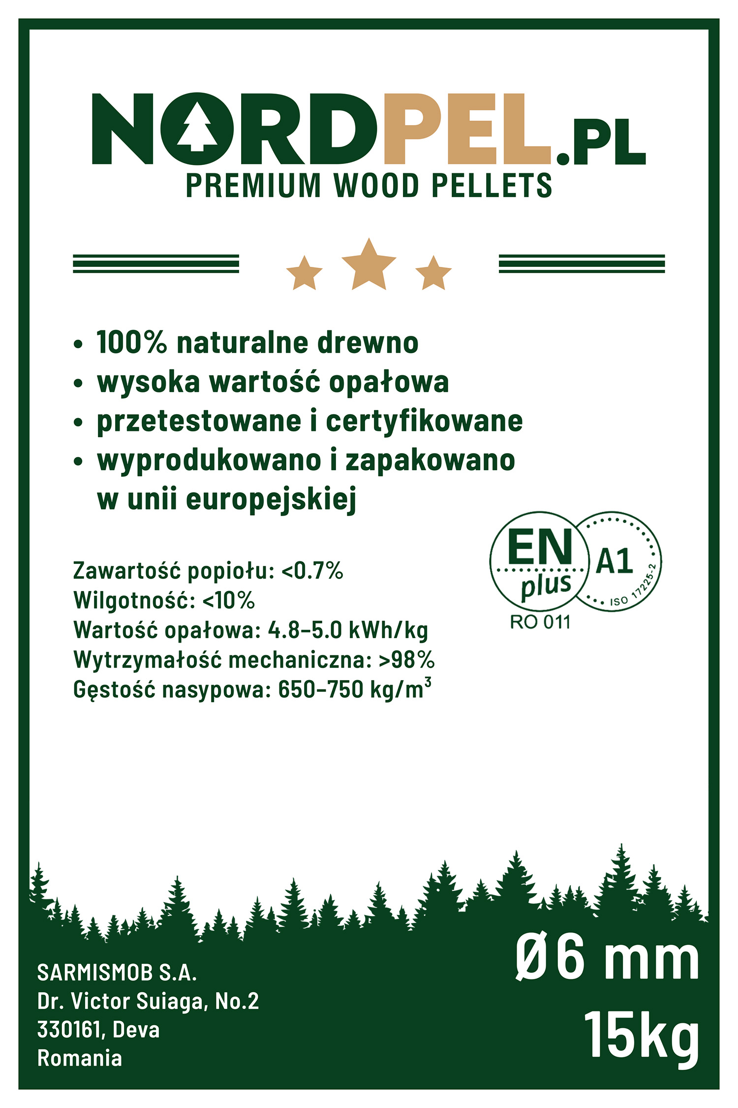 Produkcja pelletu Nordpel